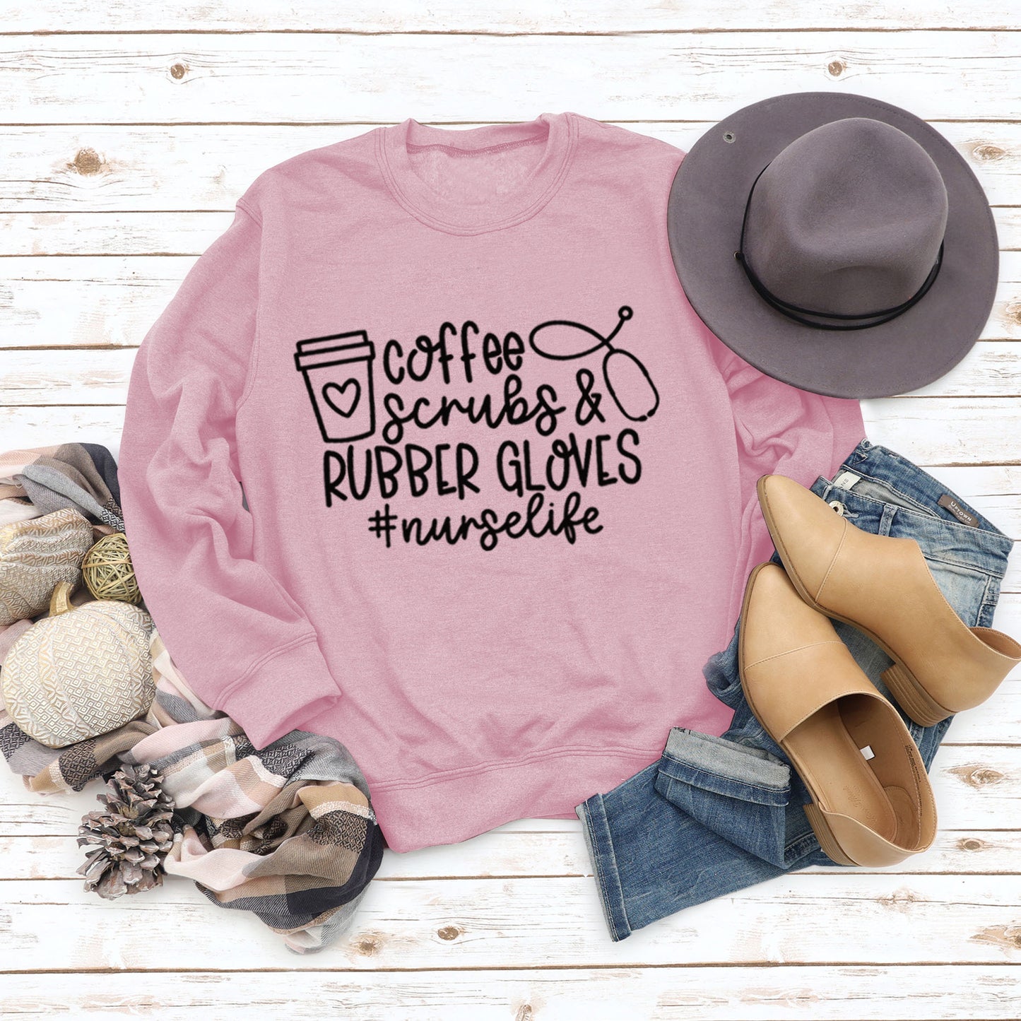 Women's Fashion Printed Loose Sweatshirt