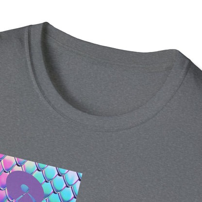 Unisex Softstyle T-Shirt - Colorful Snakeskin & Inspirational Design