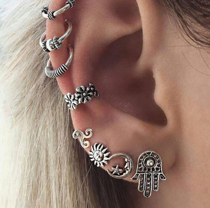 Fashion Bohemian Retro Simple Set Earrings Earrings