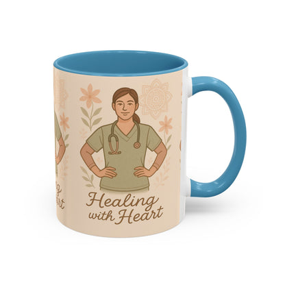 Mug Nursing Healing with Heart 11oz