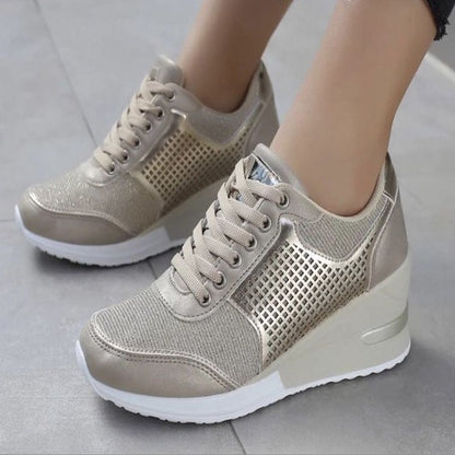 Wild round head breathable single shoes