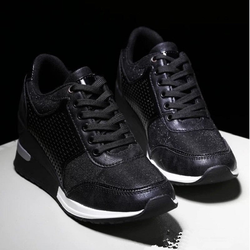 Wild round head breathable single shoes