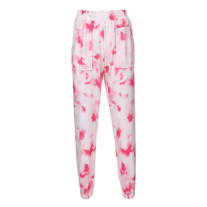 Featured tie-dye slim slimming women's clothing