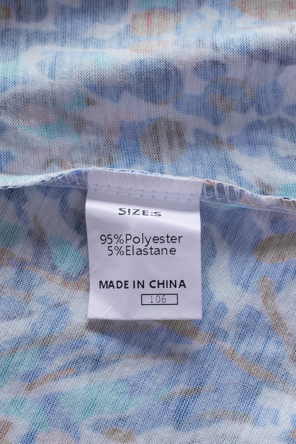 Rose Floral Print Tank Top with Ruffles