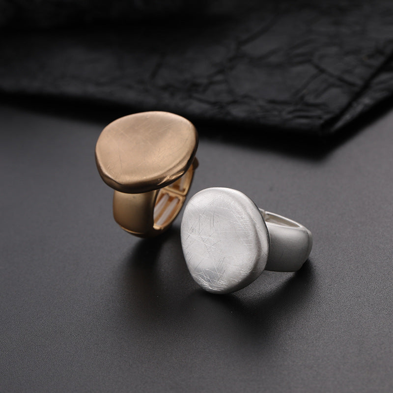 Elastic Metal Ladies Brushed Ring Wholesale