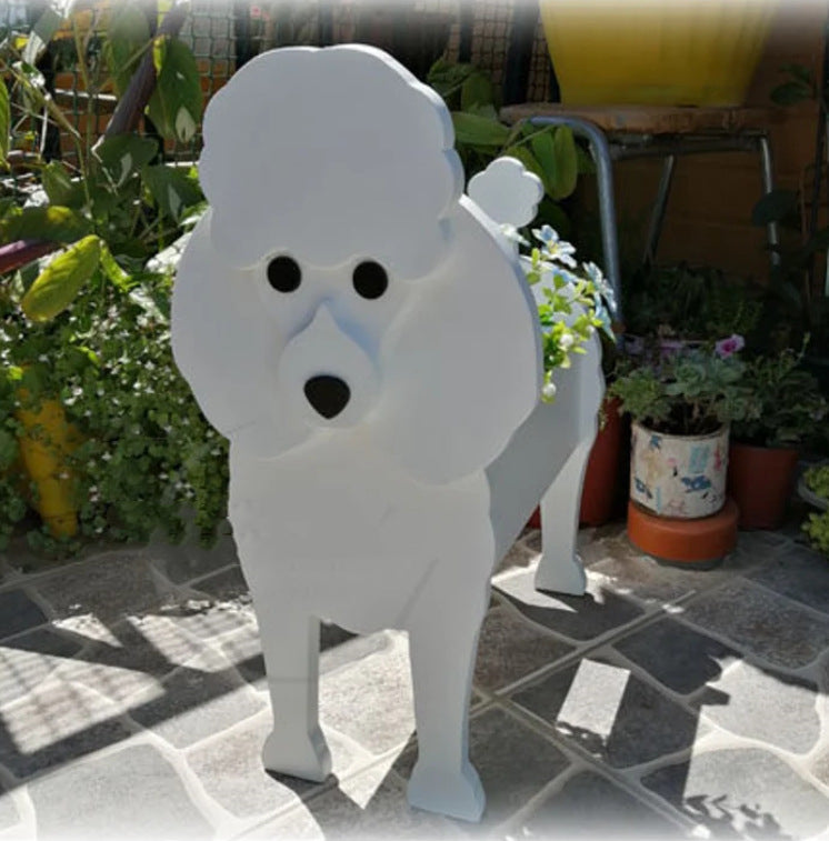 Dog Flower Pot Pet Garden Decoration