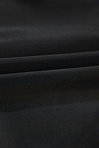 Rose Red Crossover Colorblock Cutout One Piece Swimsuit