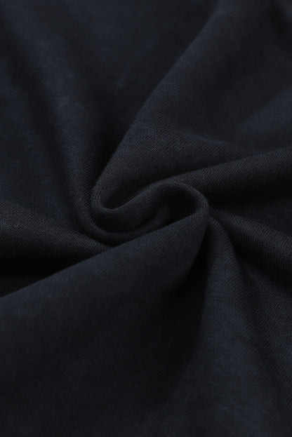 Black Rugby game day Graphic Pullover Sweatshirt