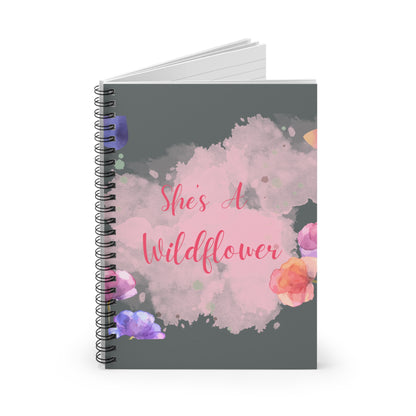Wild Flower Journal - Spiral Notebook