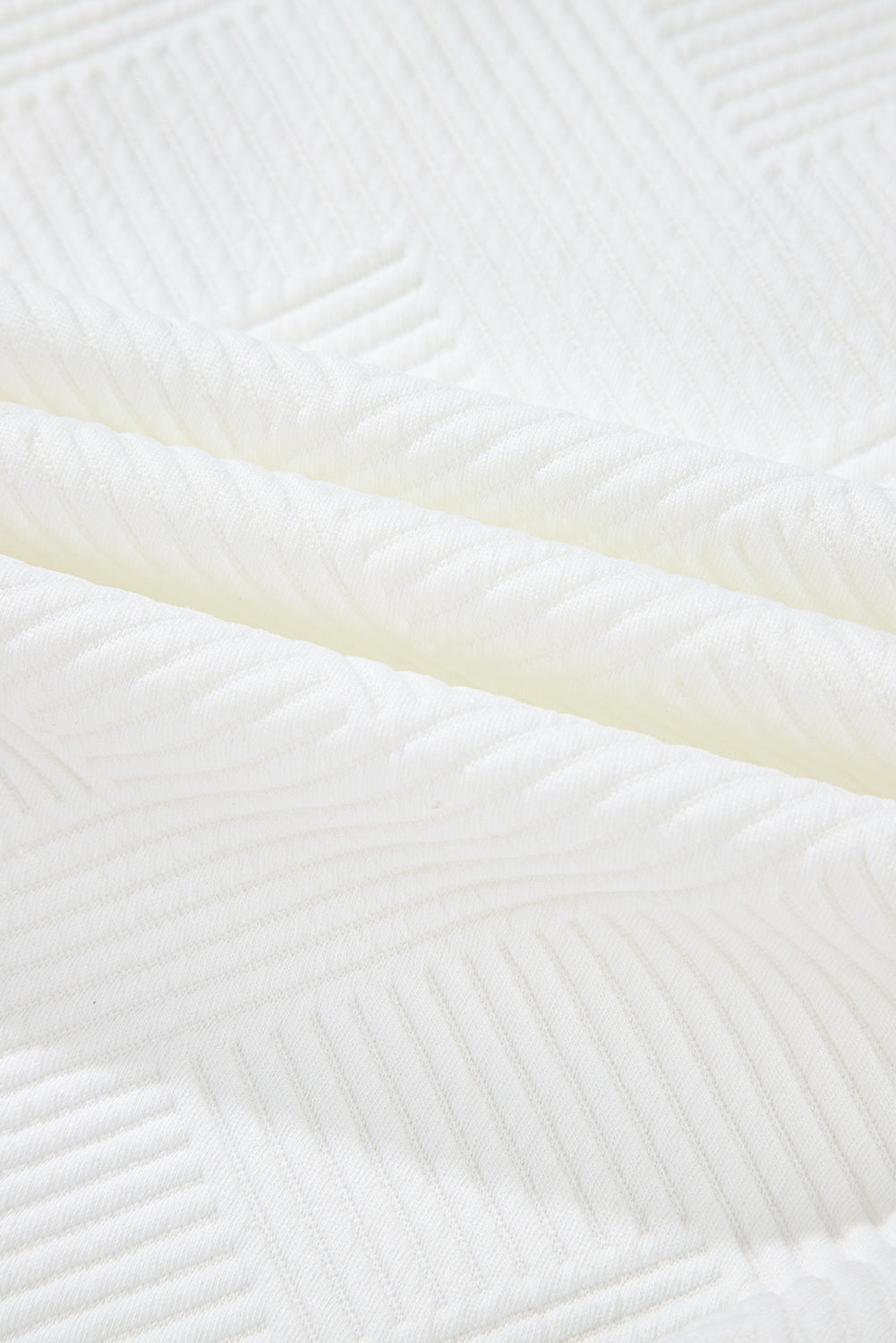 Beige Plus Size Textured Flap Pockets Jacket