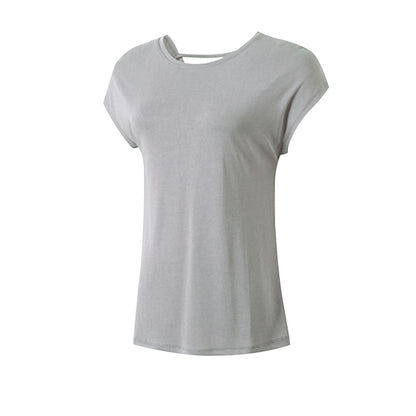Yoga clothing tops women's Modal back T-shirt