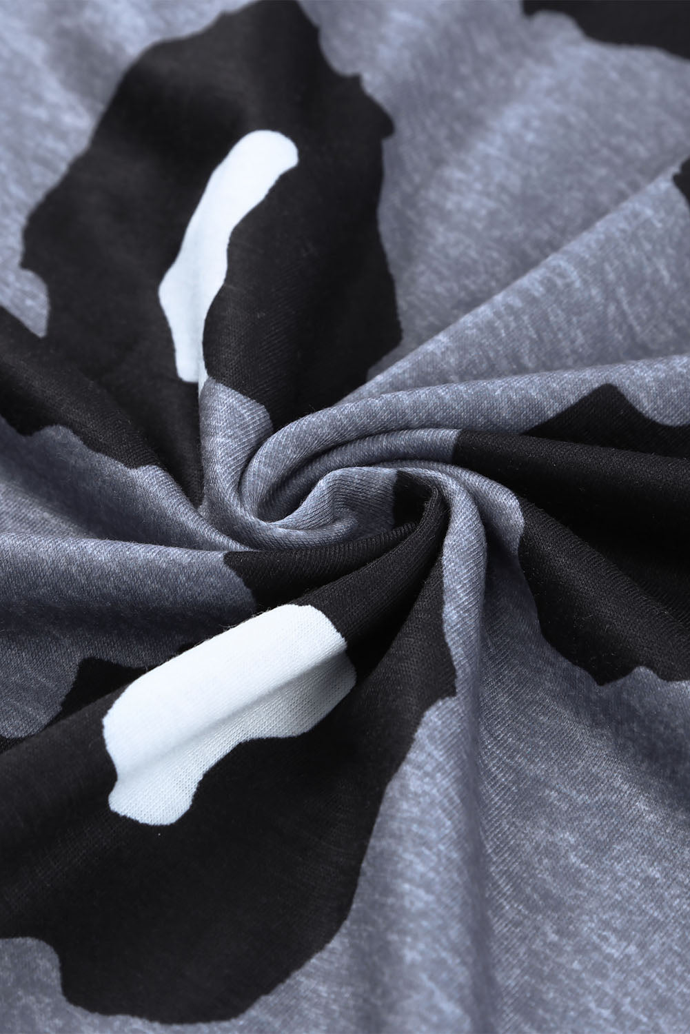 Leopard Pocket Short Sleeve Drawstring Lounge Set