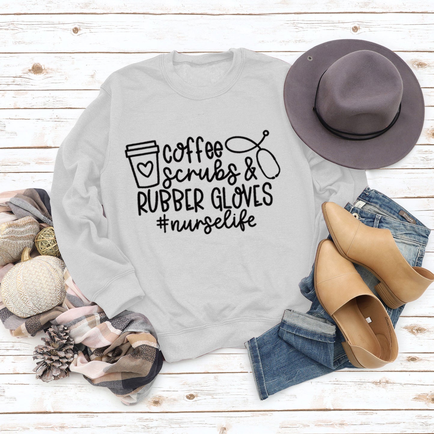 Women's Fashion Printed Loose Sweatshirt