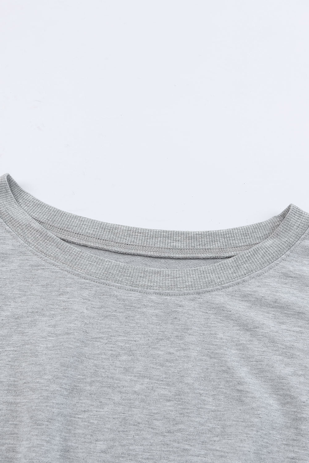 Dark Gray Drop Shoulder Sleeve Oversize Bodysuit