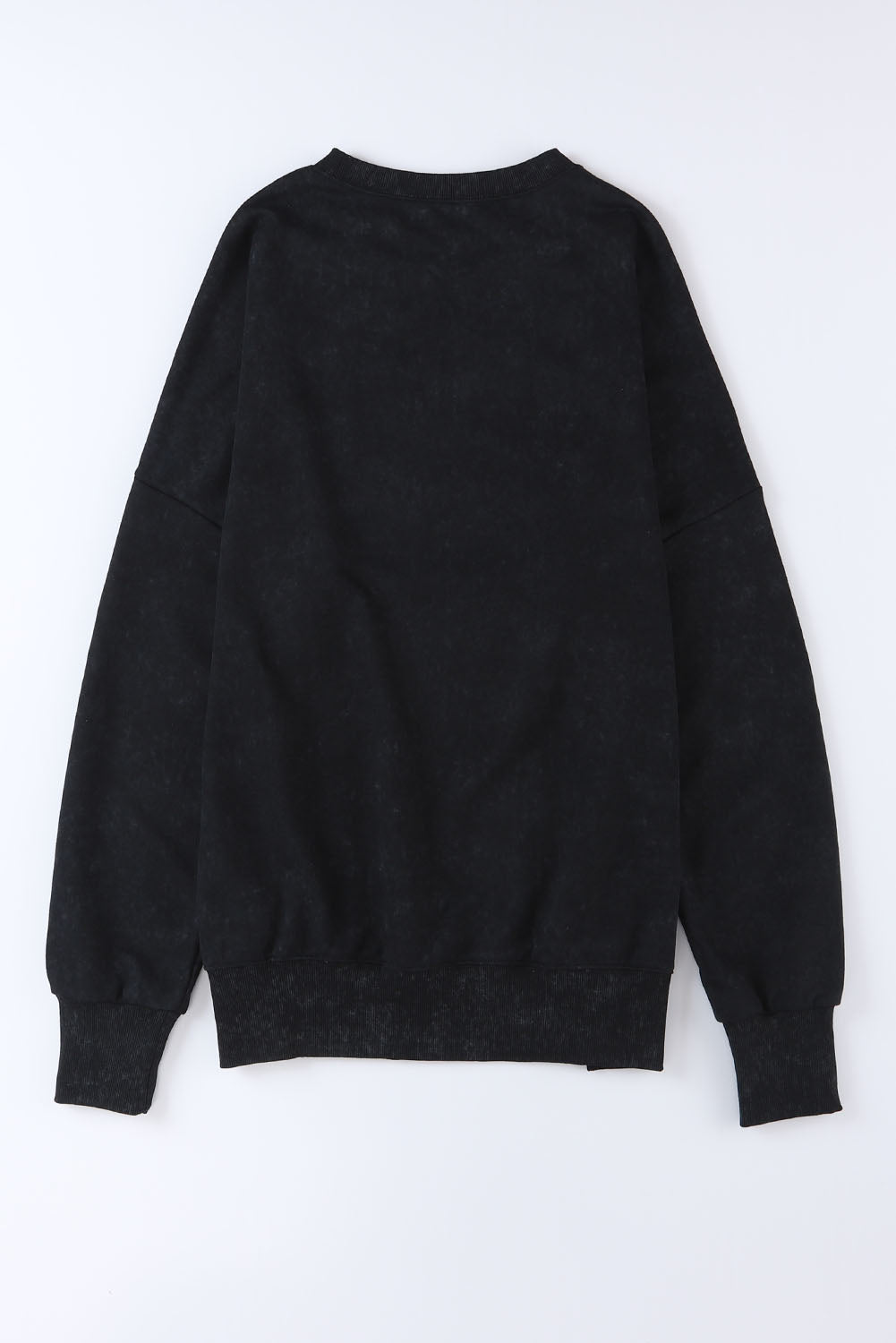 Black GAME DAY Graphic Oversized Sweatshirt