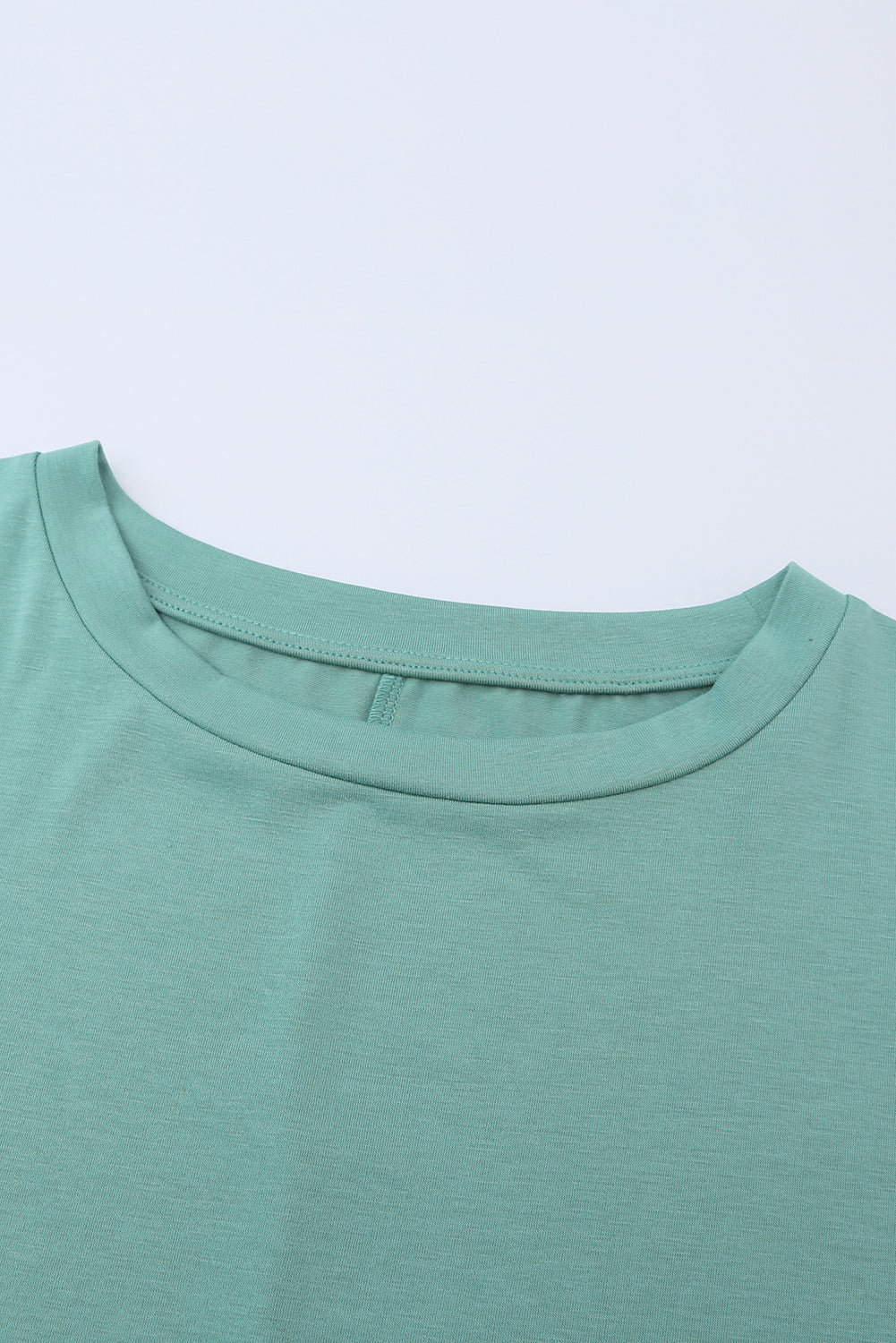 Khaki Side Pockets Short Sleeve Tunic Top