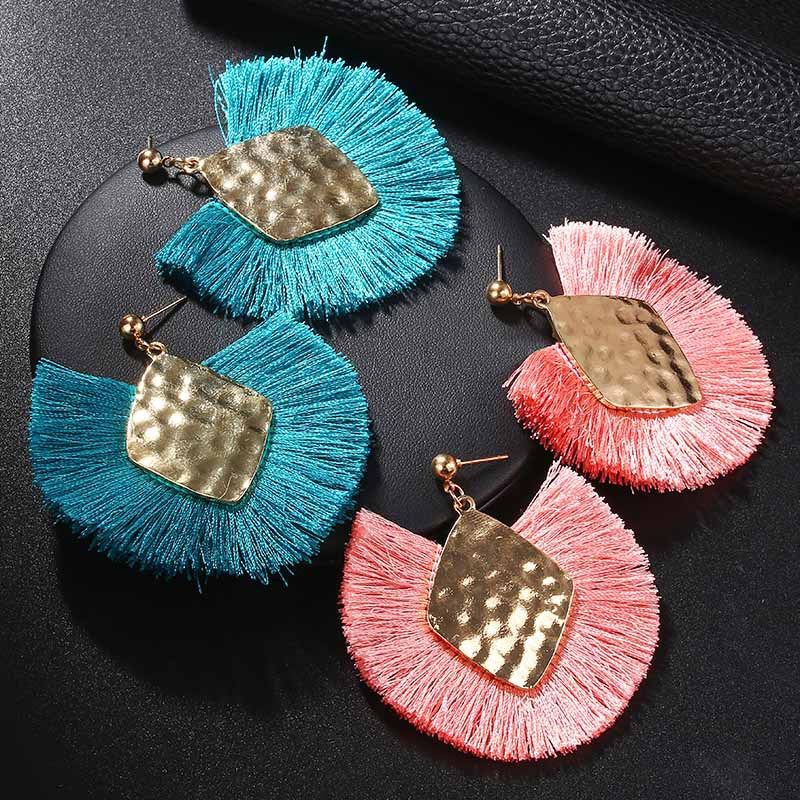 Exaggerated earrings Bohemian fashion earrings