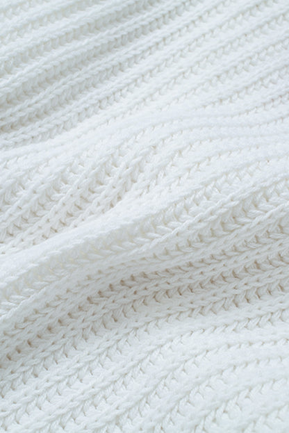 Color block Love Distressed Sweater