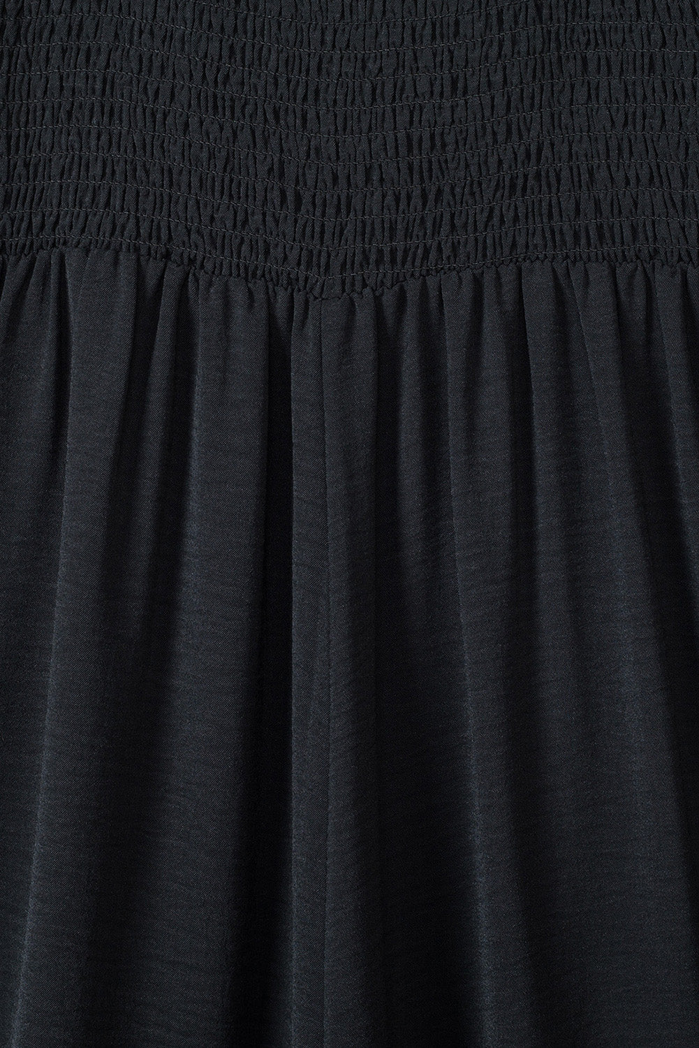 Pink Abstract Floral Painting Smocked Wide Leg Jumpsuit