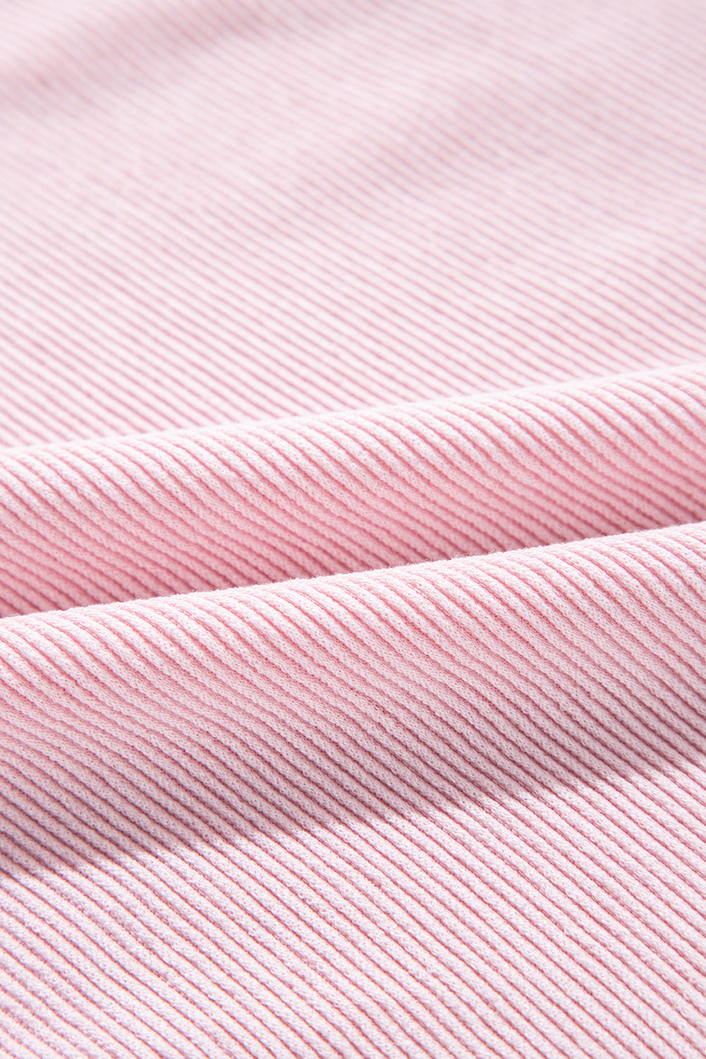 Light Pink Corded Colorblock Patch Pocket Drawstring Hooded Top