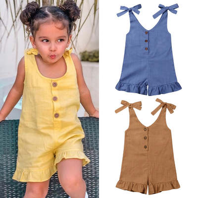 Children's Three-dimensional Pleated Jumpsuit