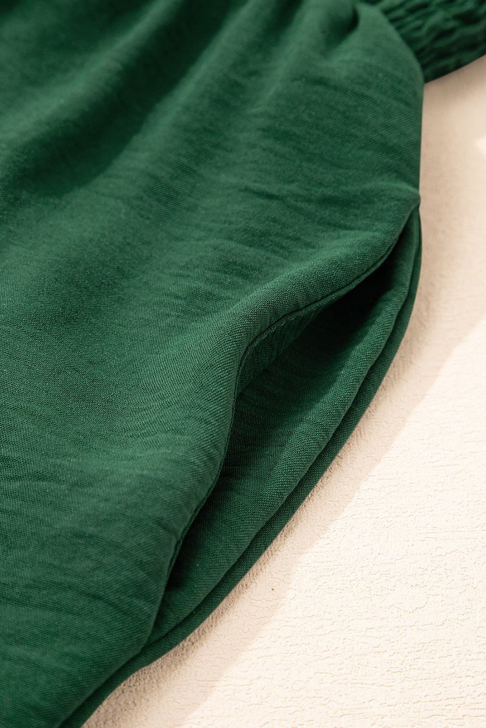 Pink Abstract Floral Painting Smocked Wide Leg Jumpsuit