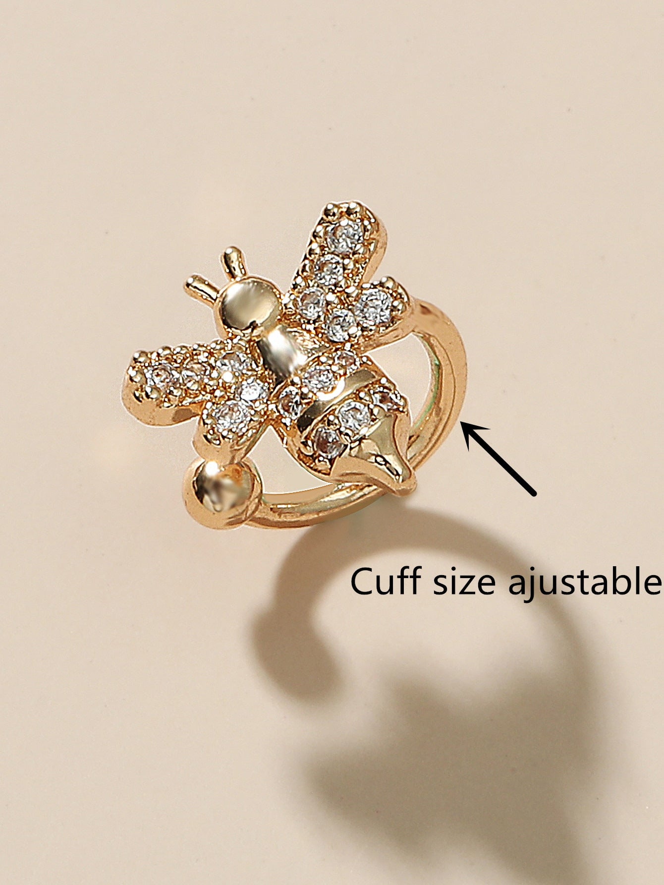Exquisite Design Smart Little Bee Non-piercing Ear Clip