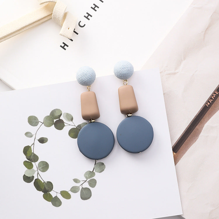 Irregular geometry earrings