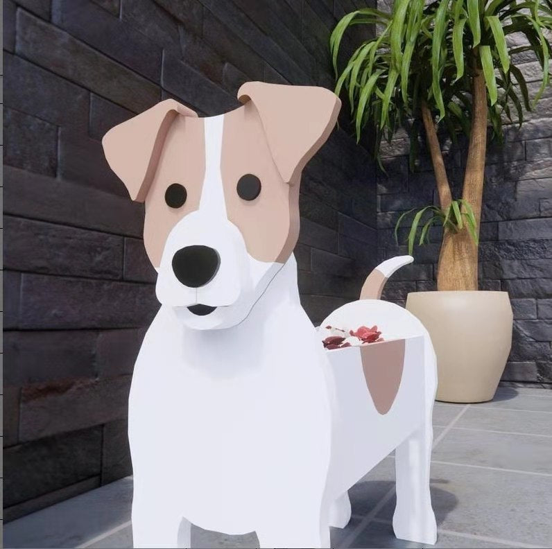 Dog Flower Pot Pet Garden Decoration