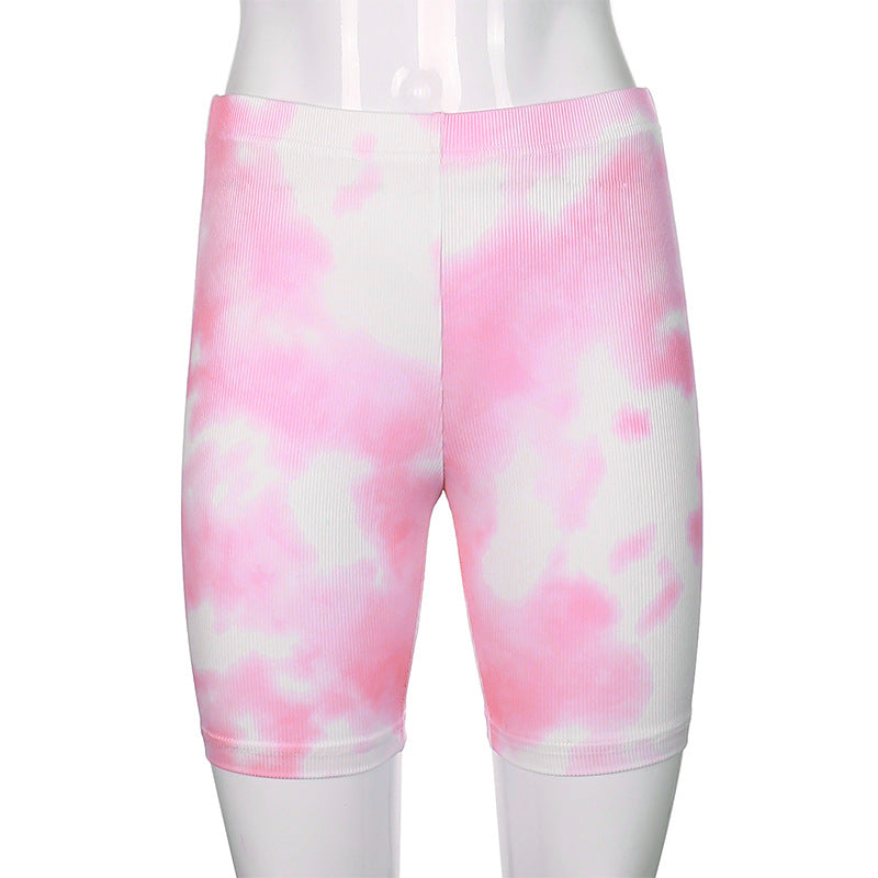 Featured tie-dye slim slimming women's clothing