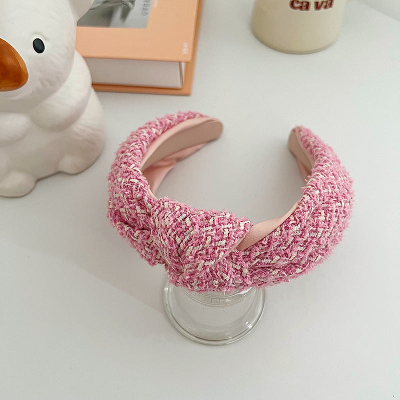 Fashion Retro Type Classic Style Woolen Knotted Headband
