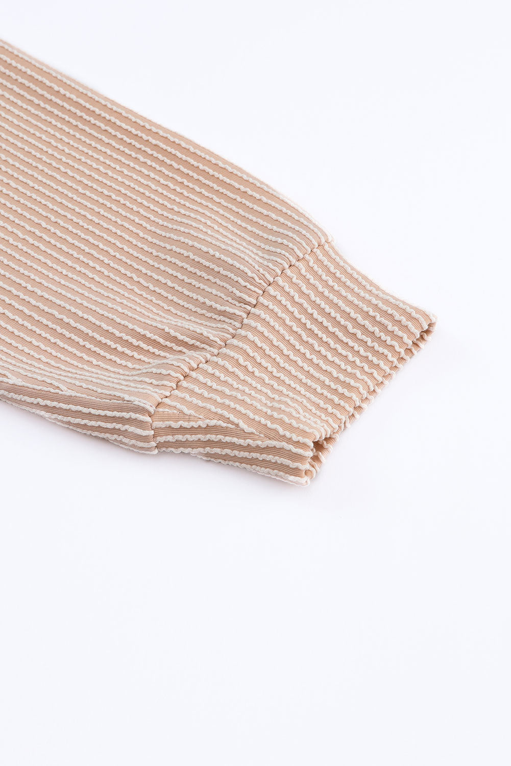 Fiery Red Corded 2pcs Colorblock Pullover and Pants Outfit