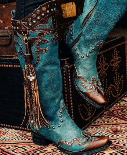 Fashion Fringed Boots