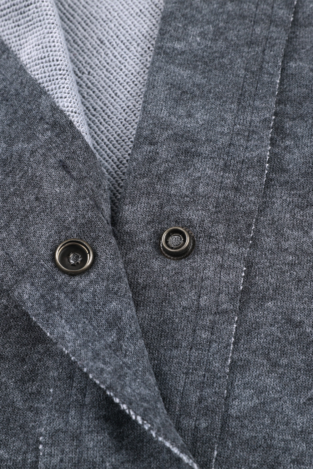 Red Vintage Washed Flap Pocket Button Shacket