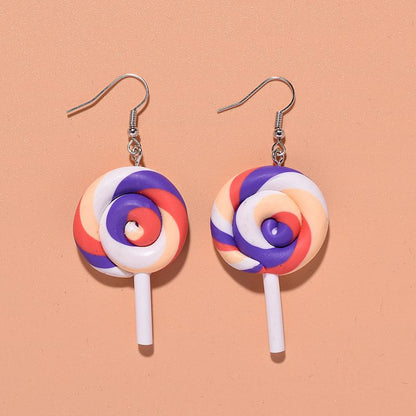 Colorful Lollipop Earrings