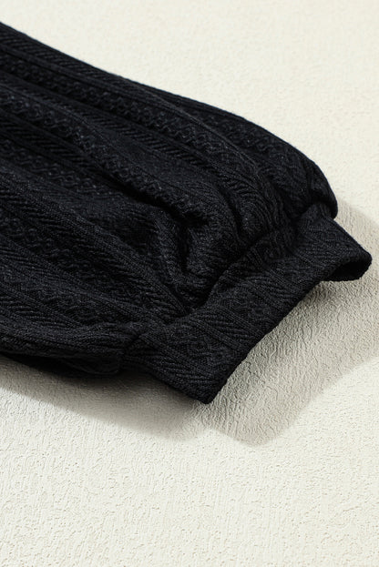 Red Dahlia Merry Christmas Graphic Jacquard Knit Curvy Top