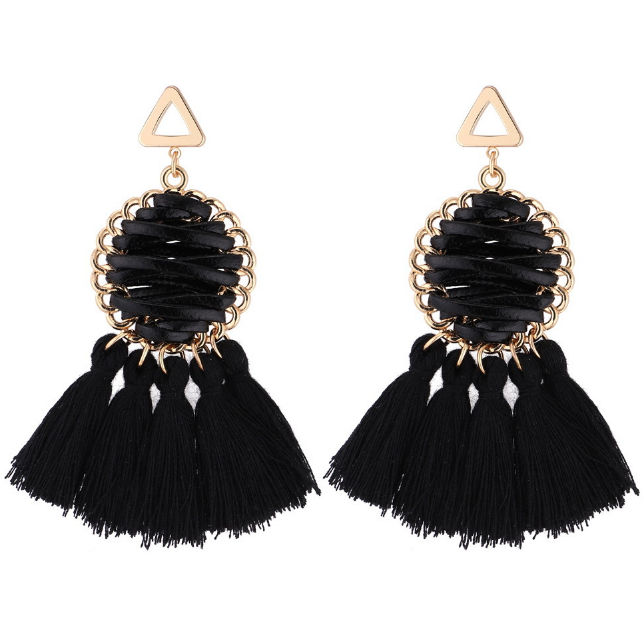 Fringed earrings