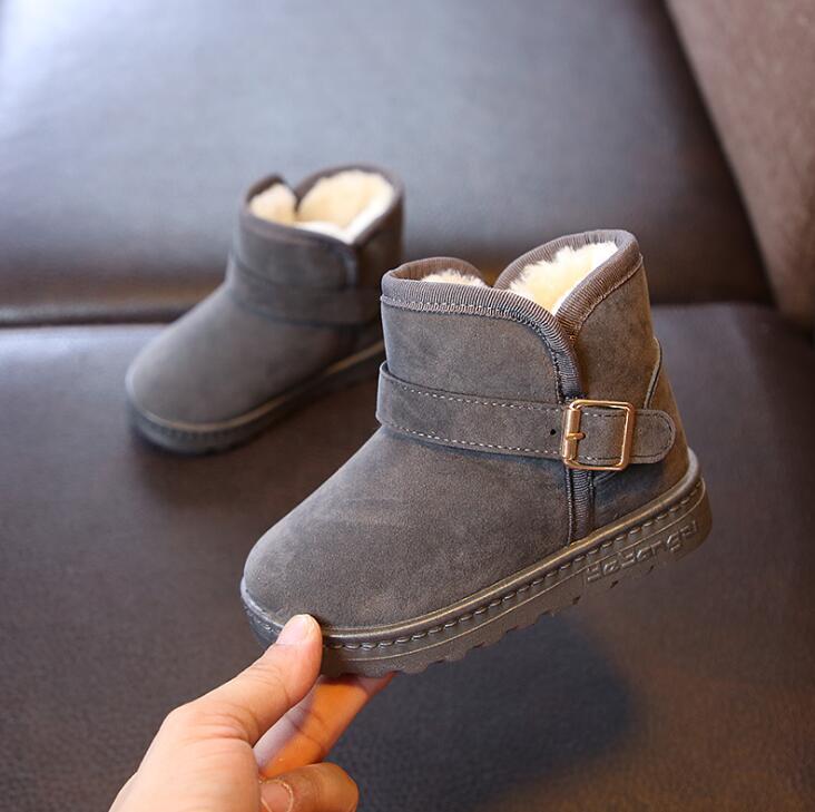 Children's warm snow boots