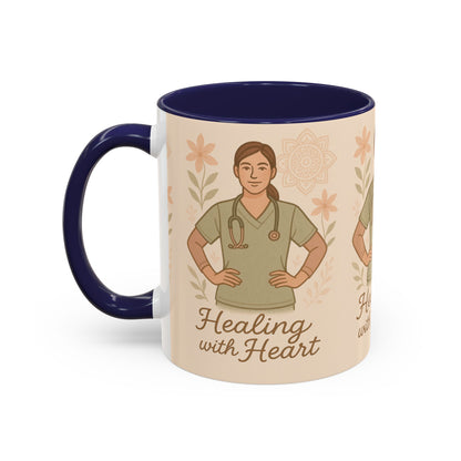 Mug Nursing Healing with Heart 11oz