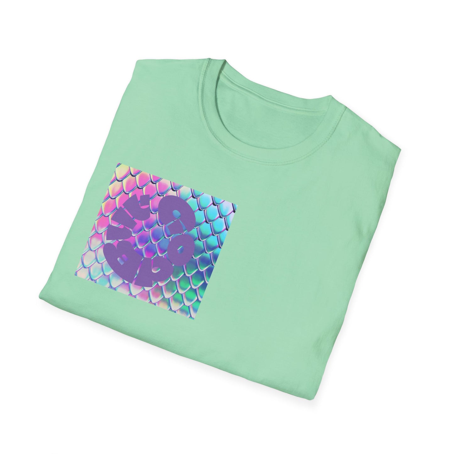 Unisex Softstyle T-Shirt - Colorful Snakeskin & Inspirational Design