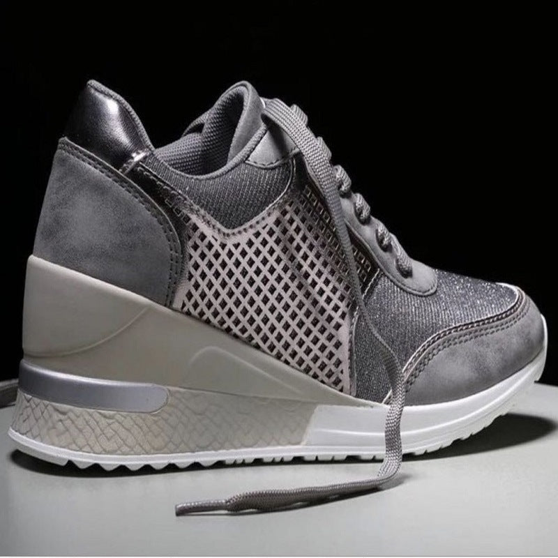 Wild round head breathable single shoes