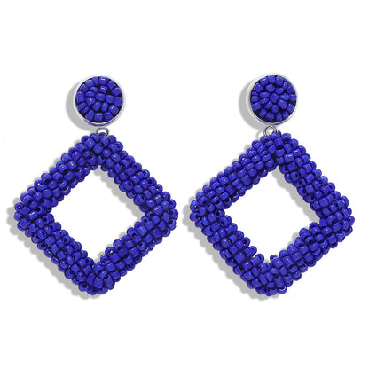 Diamond Bead Earrings