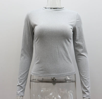 Casual Trousers European And American Tight Short Sleeve Top And Trousers Simple