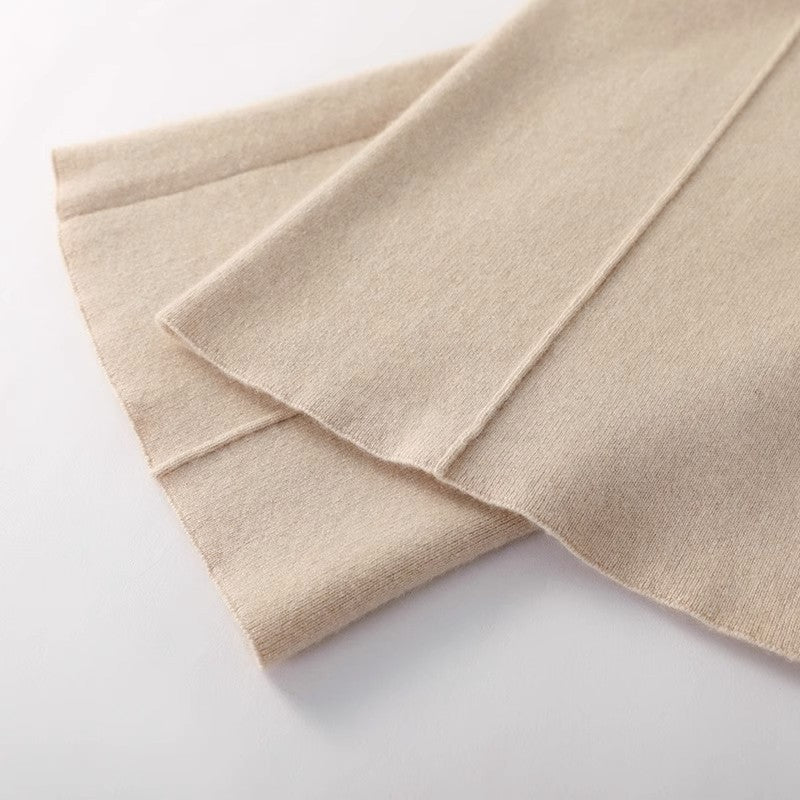 Fall And Winter Outer Wear Knitted Drooping Wide-leg Pants