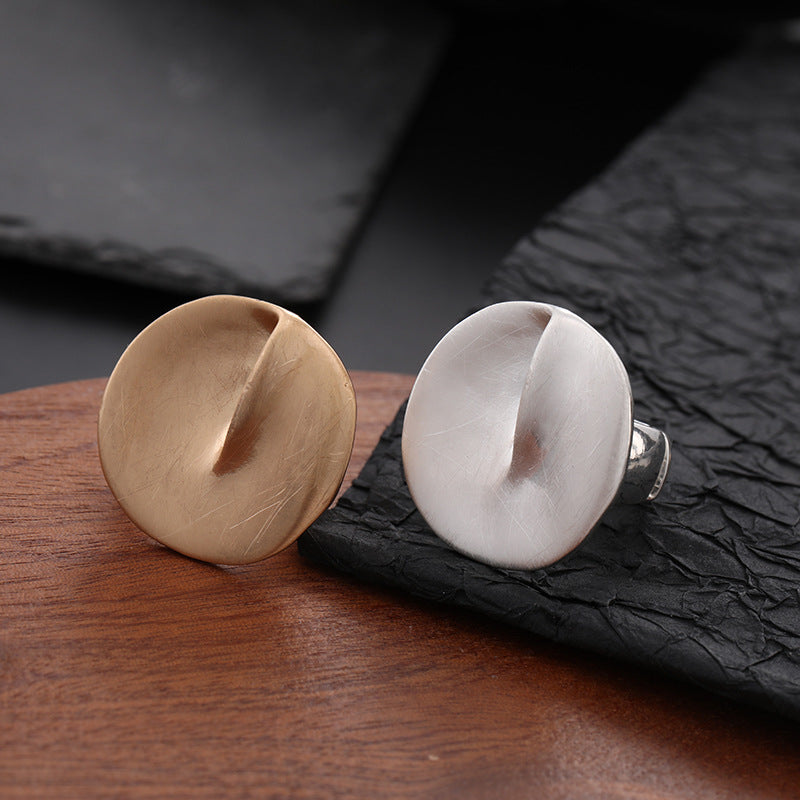 Elastic Metal Ladies Brushed Ring Wholesale