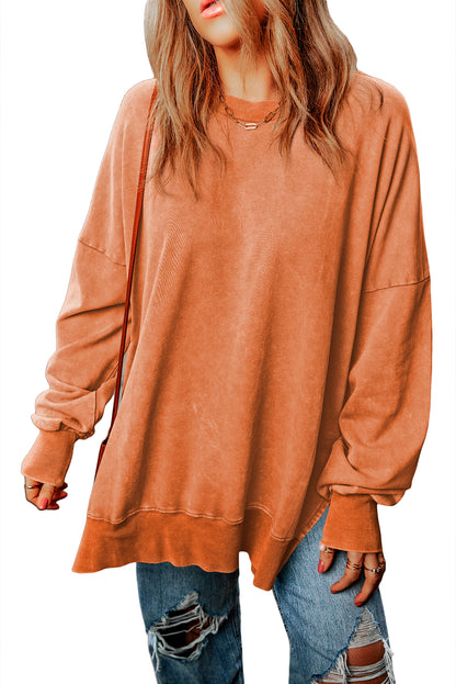 Black GAME DAY Graphic Oversized Sweatshirt