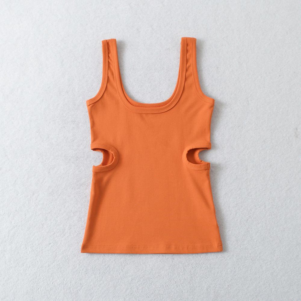 Holiday Casual Camisole With Holes On Both Sides