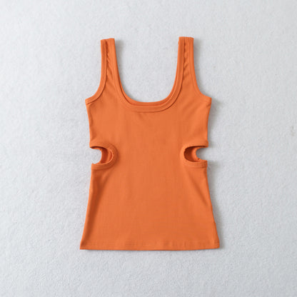 Holiday Casual Camisole With Holes On Both Sides