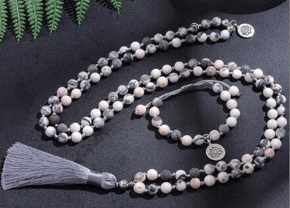 Necklace Amazonite Tassel Pendant Necklace