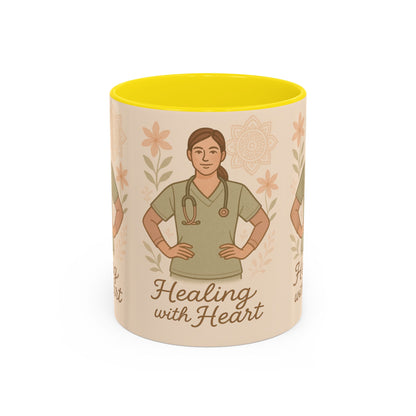 Mug Nursing Healing with Heart 11oz